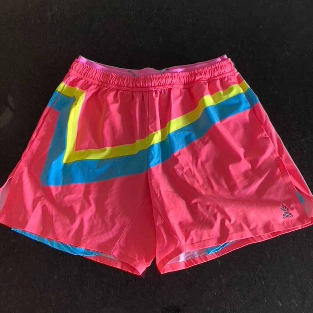 Chubbies Men Pink/Blue Shorts Size M